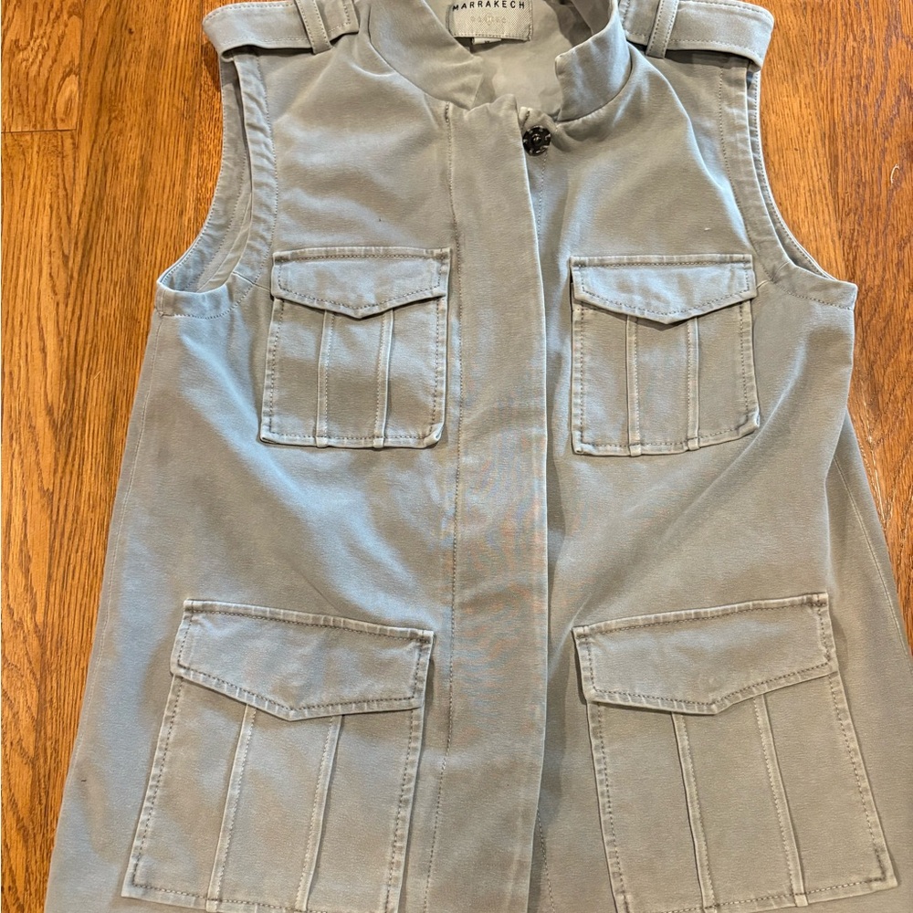 Gray Marrakech Utility Vest by Anthropology